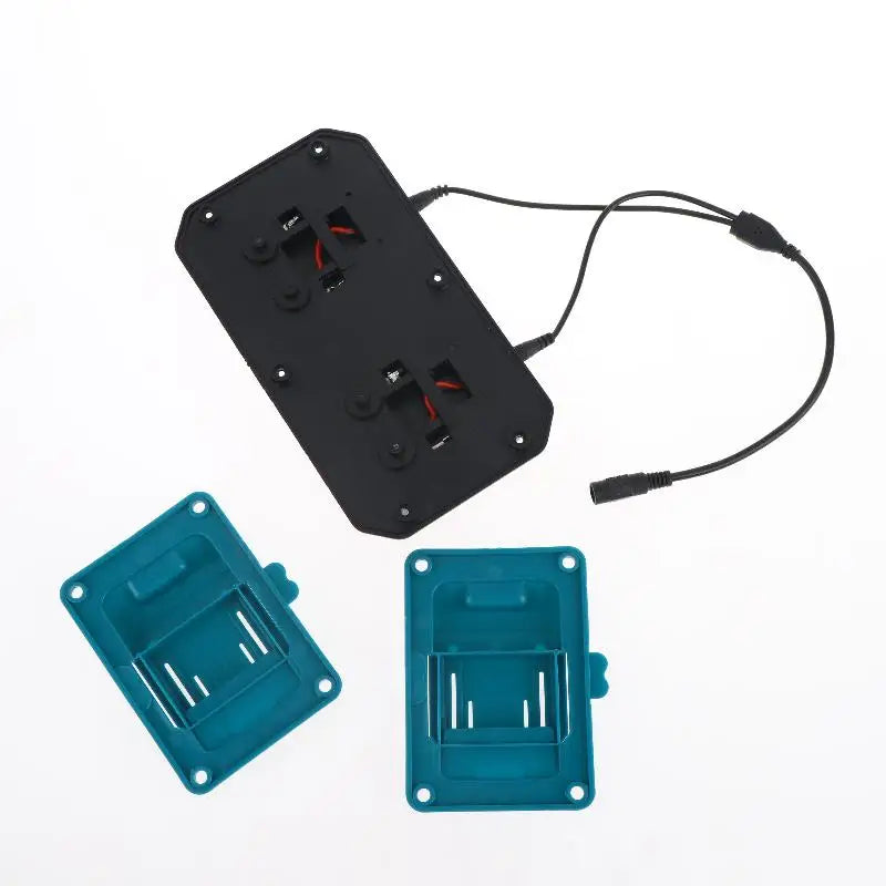 Dual Battery Adapter 18V Double Power Output Holder Easy Carry Qme