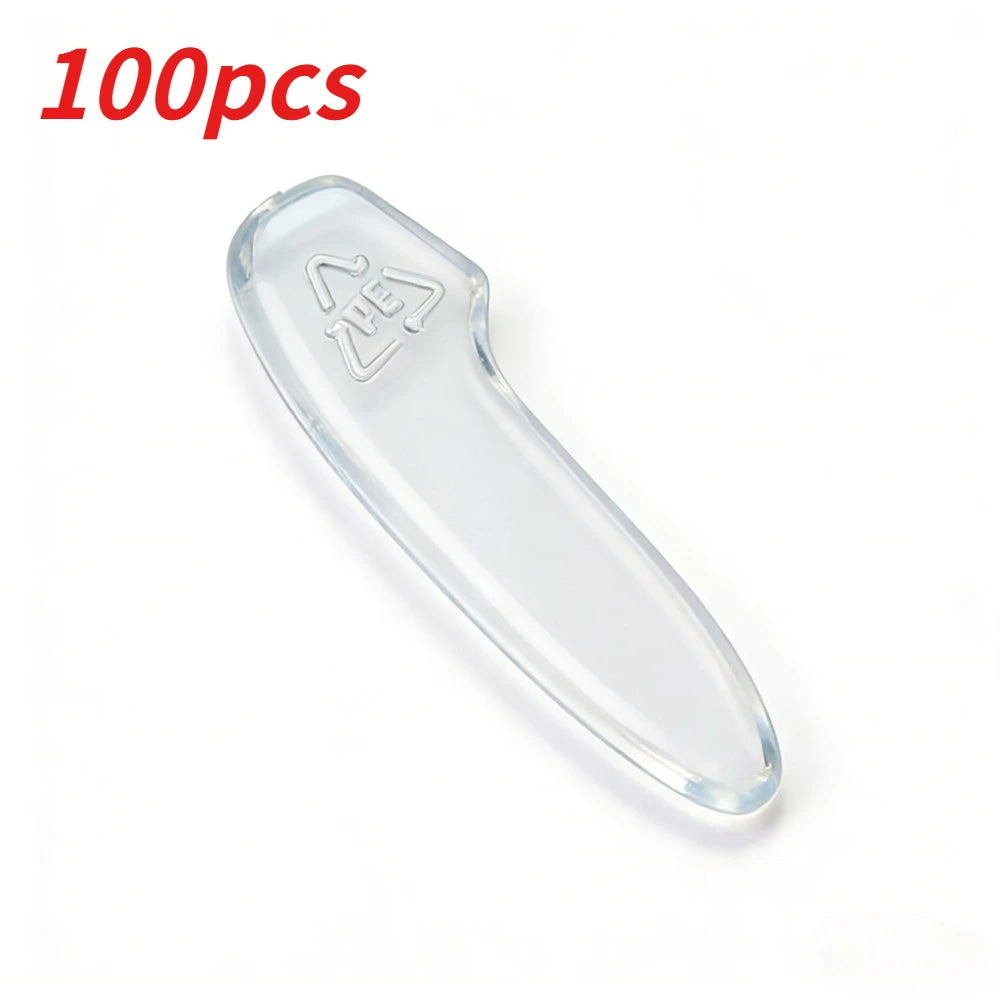 50/100Pcs Plastic Extended Knife Tip Protector Clear Point Cover Safety Guard for Kitchen Knives Protective Case Qme transparent 100pcs
