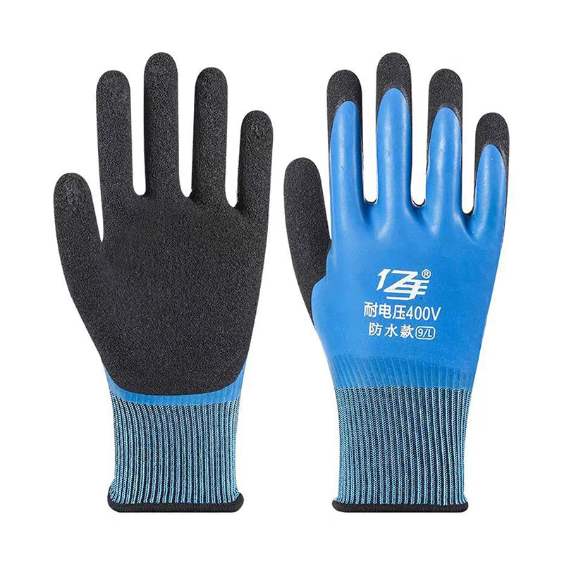 1 Pair Withstanding Voltage 400 1000V Rubber Insulation Glove Qme A2 400V