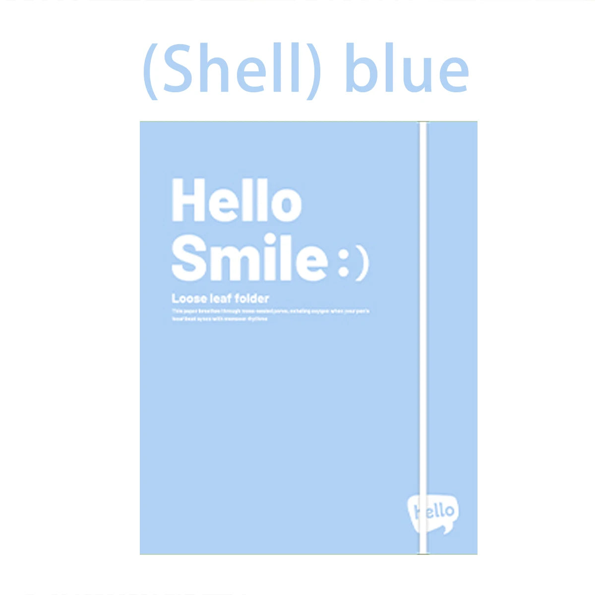 A4 PP File Bag, 3-hole D-ring Binder, Waterproof, Suitable for School, Office, Conference Supplies, Storage and Organization. Qme 1 PC blue shell