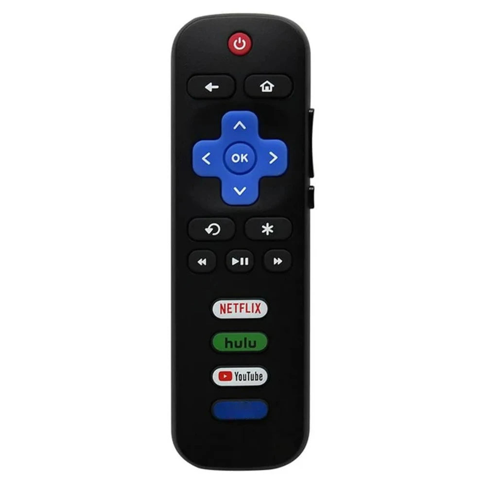 Universal Remote Control for Roku Series TV NETFLIX HD XD XS Streaming Player with Vudu Pandora Youtube Keys Infrared Controller Qme black