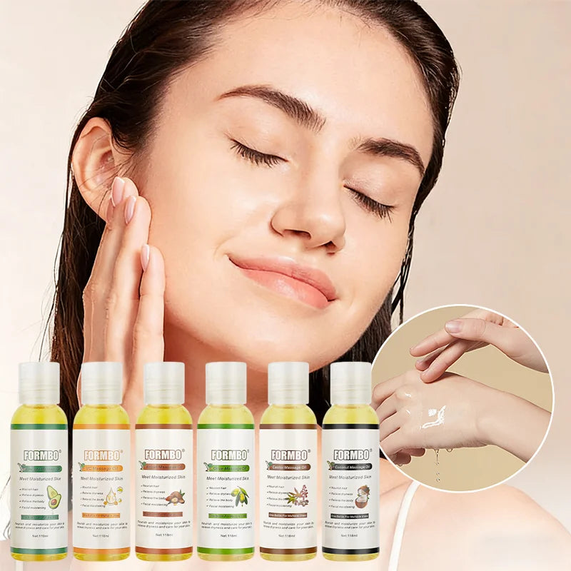 Body Massage Oil Moisturizing Water Locking One Bottle Multi-purpose Qme