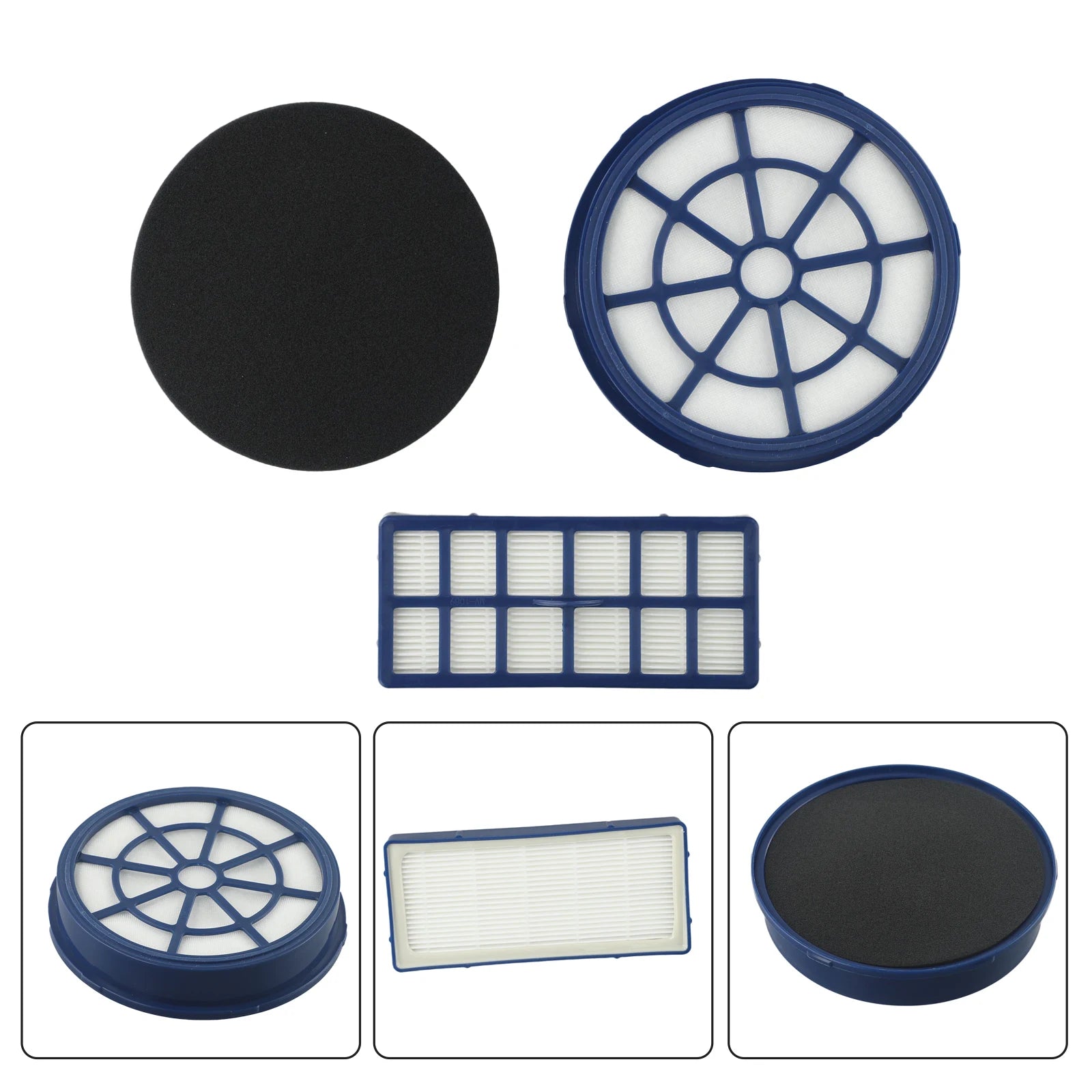 1 Set Pre-motor Filter Post Motor Exhaust Filter U81-35601724 For Hoover BR2020012 BR30PET 011 Vacuum Cleaner Replace Parts Qme