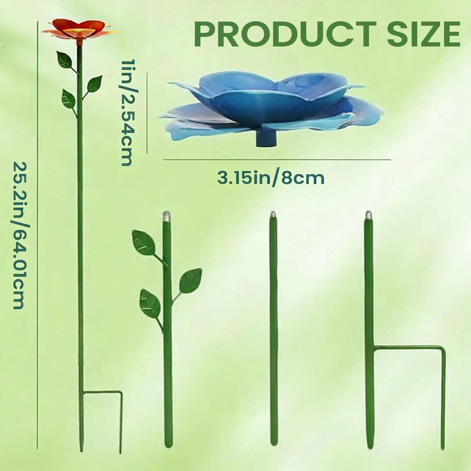 4pcs Bee Drinking Station Birds Animals Hydration Bee Drinking Flower Shape Dish For Park Balcony Backyard Yard Terrace Farm Qme