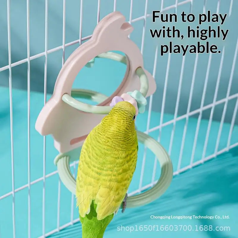 Grinding Teeth Stand Pole Gnawing Bird Toy Birdcage Accessories Qme