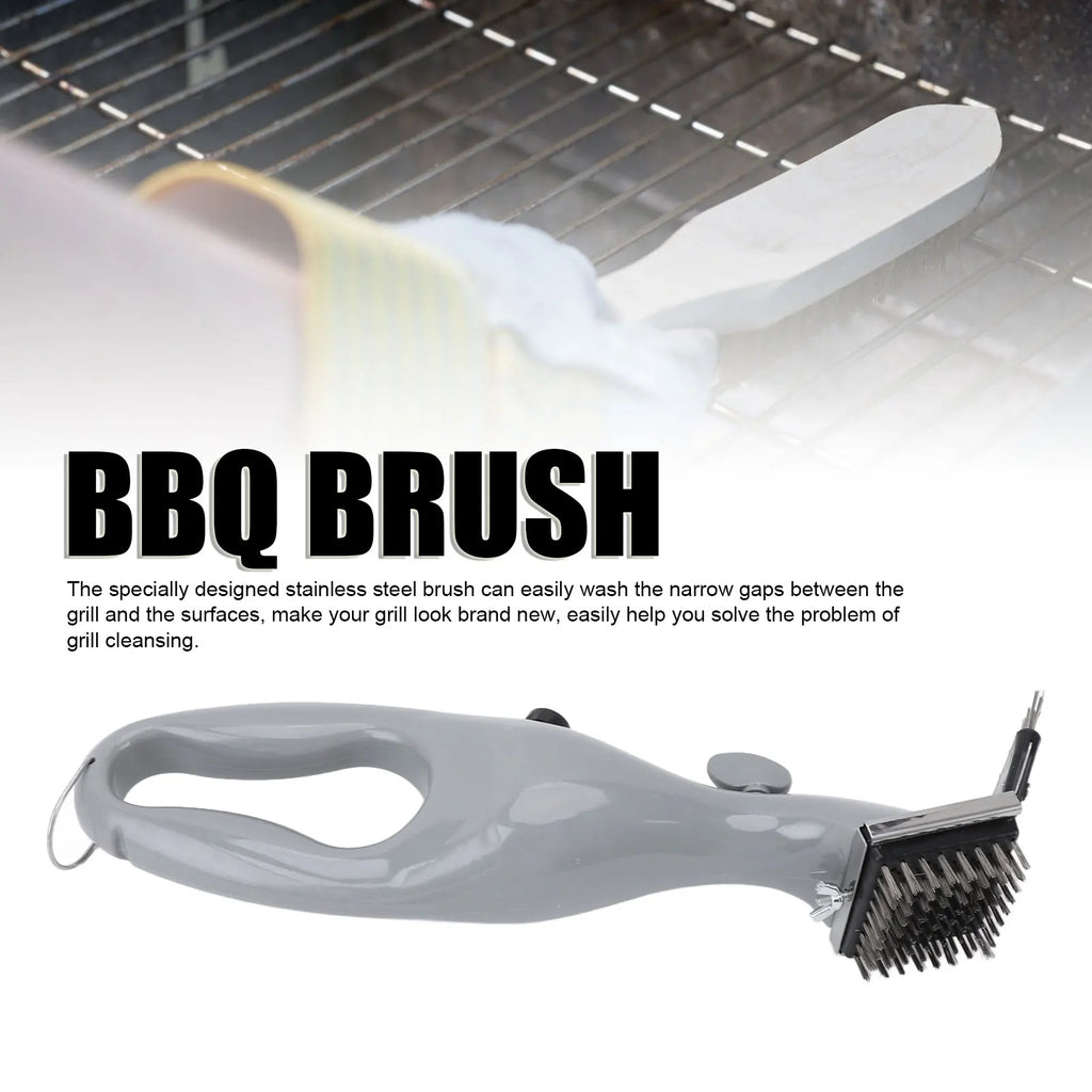 BBQ Grill Steam Cleaning Brush with Water Spray Grill Cleaner Brush Barbecue Cleaning Tool for Outdoor Kitchen Accessories Qme
