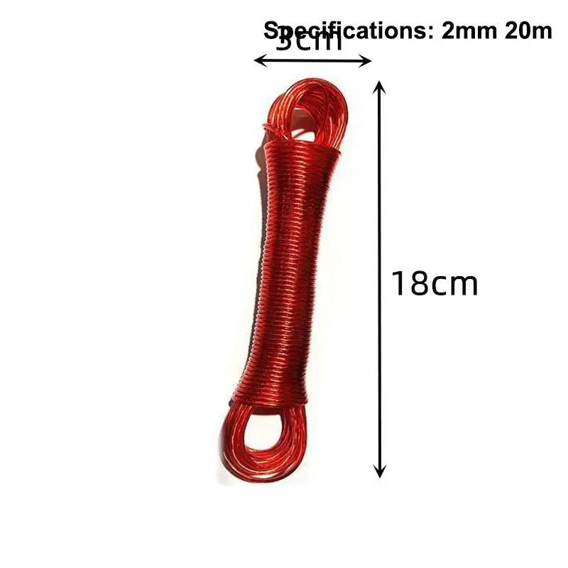 Portable Clothesline 10 20 30 50M Garden Camping Travel Clothes Qme B2