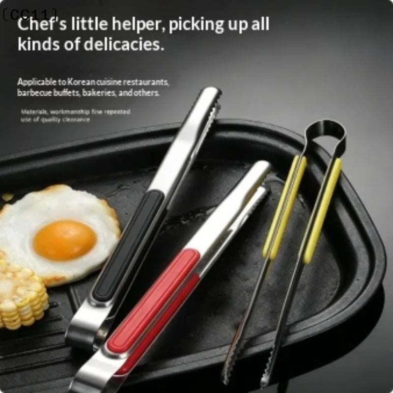 Stainless Steel Barbecue Clip Non-slip Thickened Simplicity Portable Qme