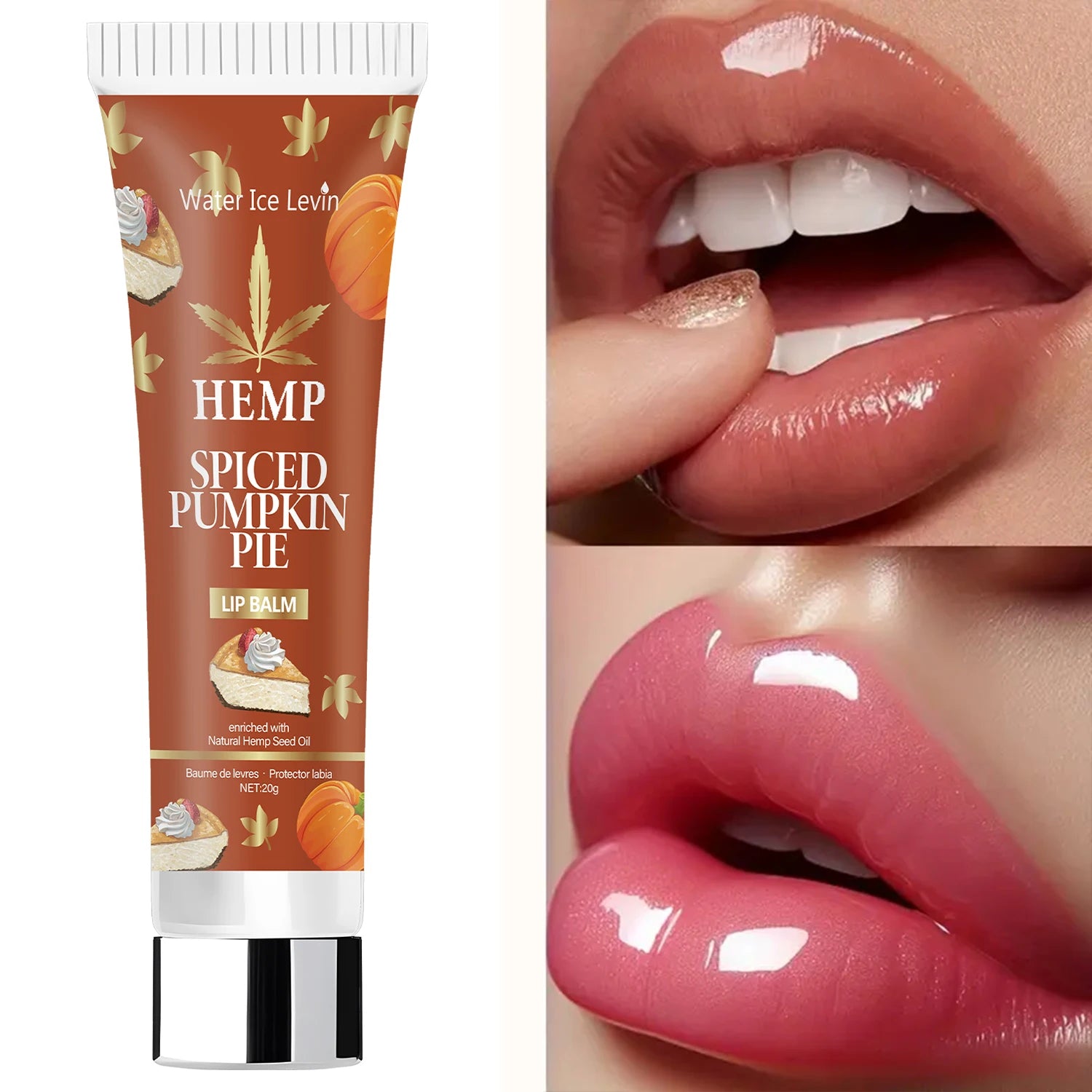 Lip Balm with Hyaluronic Acid & Bee Venom - Non-Sticky Moisturizing Formula for Smooth, Supple Lips Qme