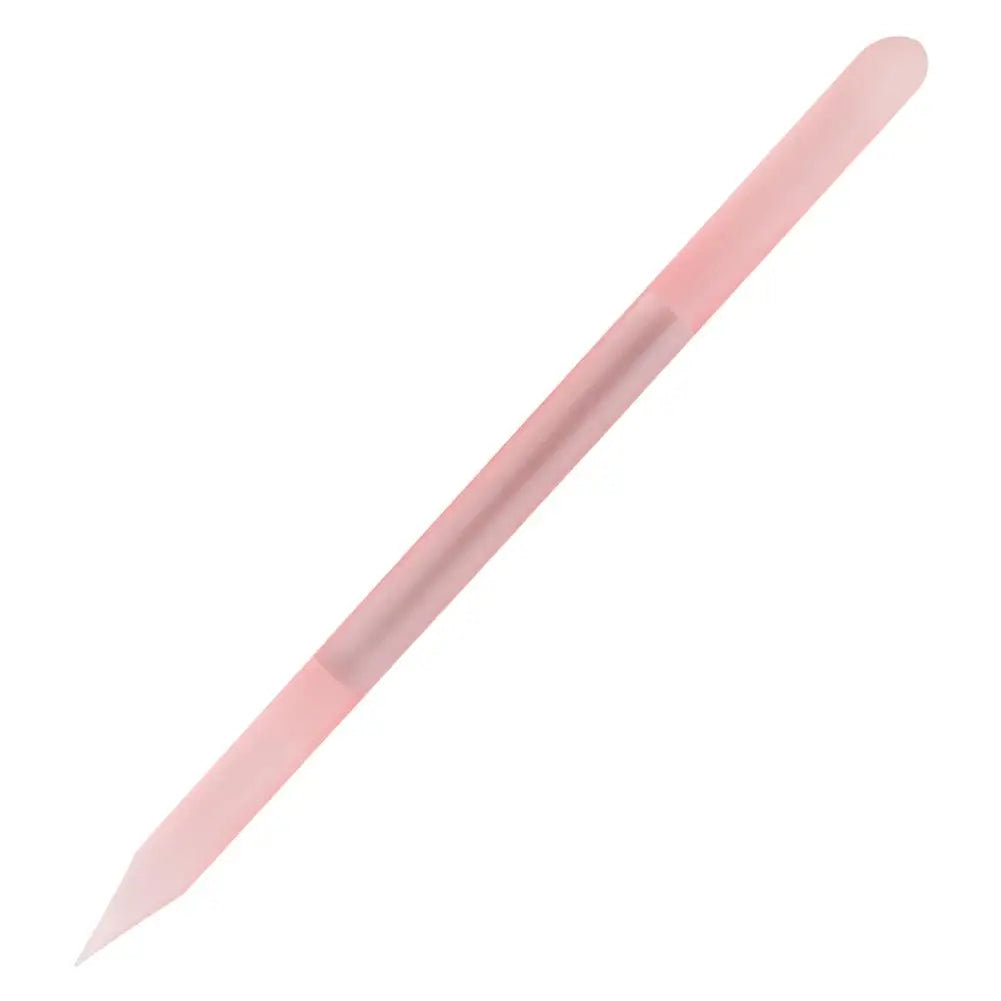 Crystal Cuticle Pusher Dual-ended Manicure Stick Remover Tool Glass Qme pink