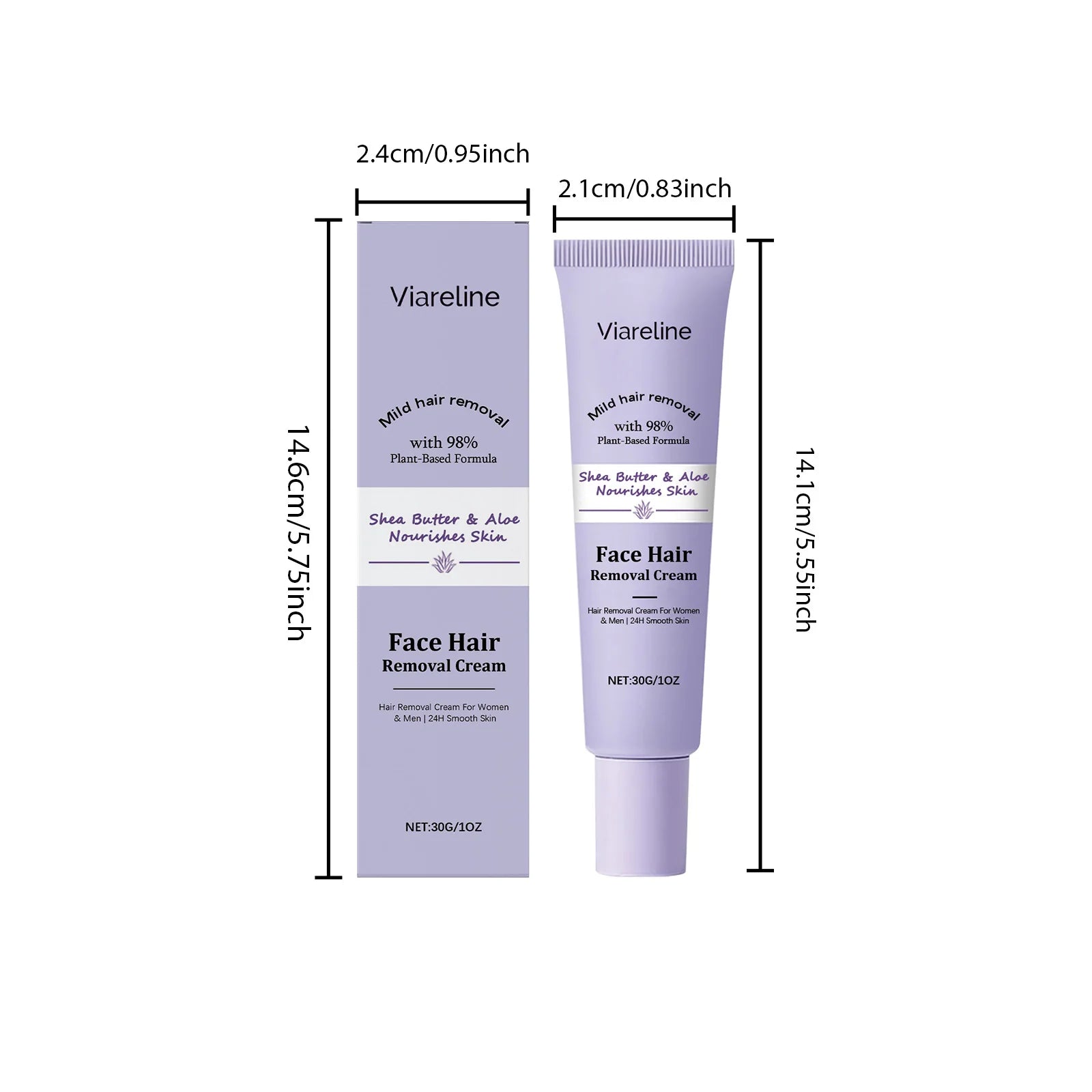 Face Hair Removal Cream Gentle Painless Facial Depilatory Remove Upper Lip Chin Sideburns Hair Non-irritating Nourish Skin Care Qme