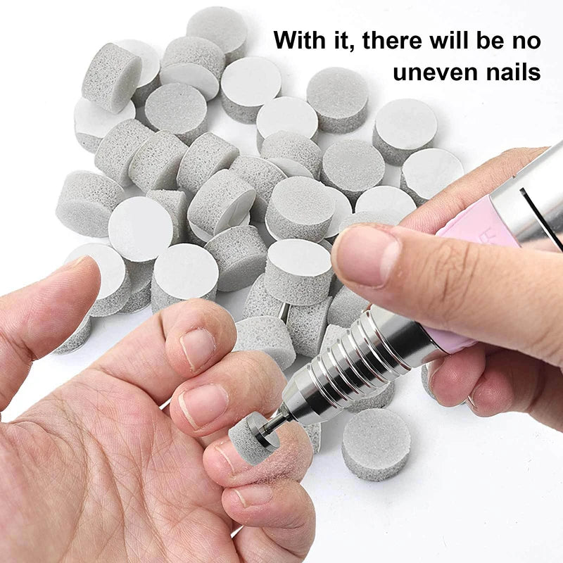 Self-adhesive Sponge Buffing Pads Replaceable Stainless Steel Disk Qme