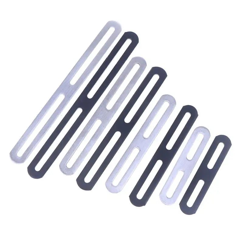 Stainless Steel Straight Angle Bracket Black Silver Thickened 180 Qme