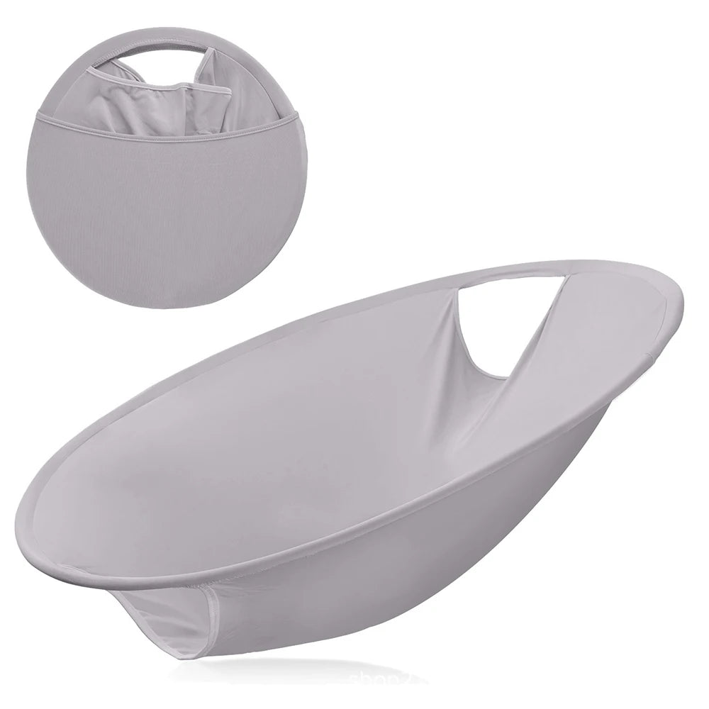 Portable Foldable Dirty Clothes Basket Storage Basket Laundry Hamper Basket Pop up Laundry Storage Basket Qme Gray