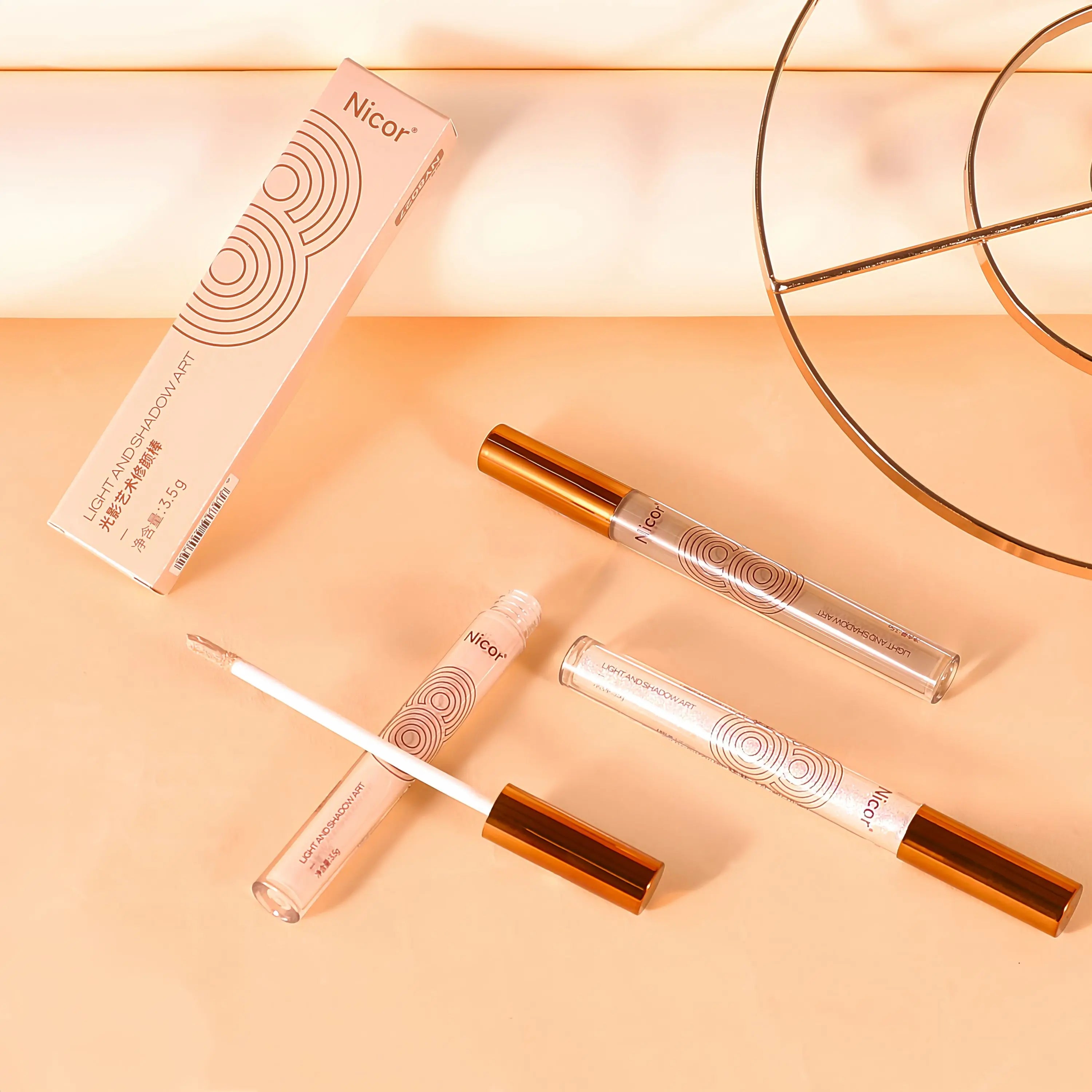 Gloss Concealer Beauty Stick Easy Use Suitable Beginners Waterproof Qme