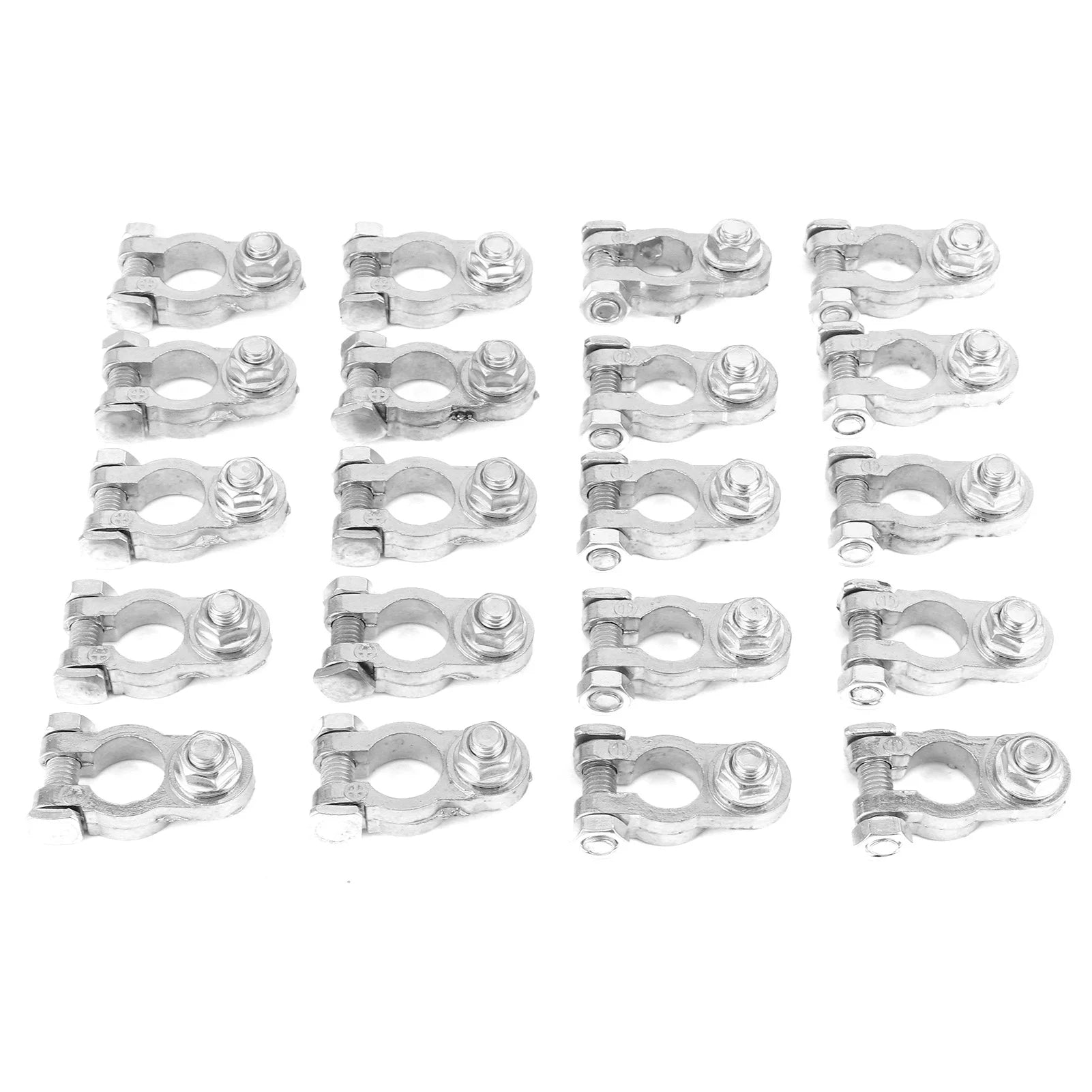 Battery Terminal Car Battery Terminal Set Connector Clamp 12V +Negative for Van Motorhome Boat Car Battery Clamp Qme