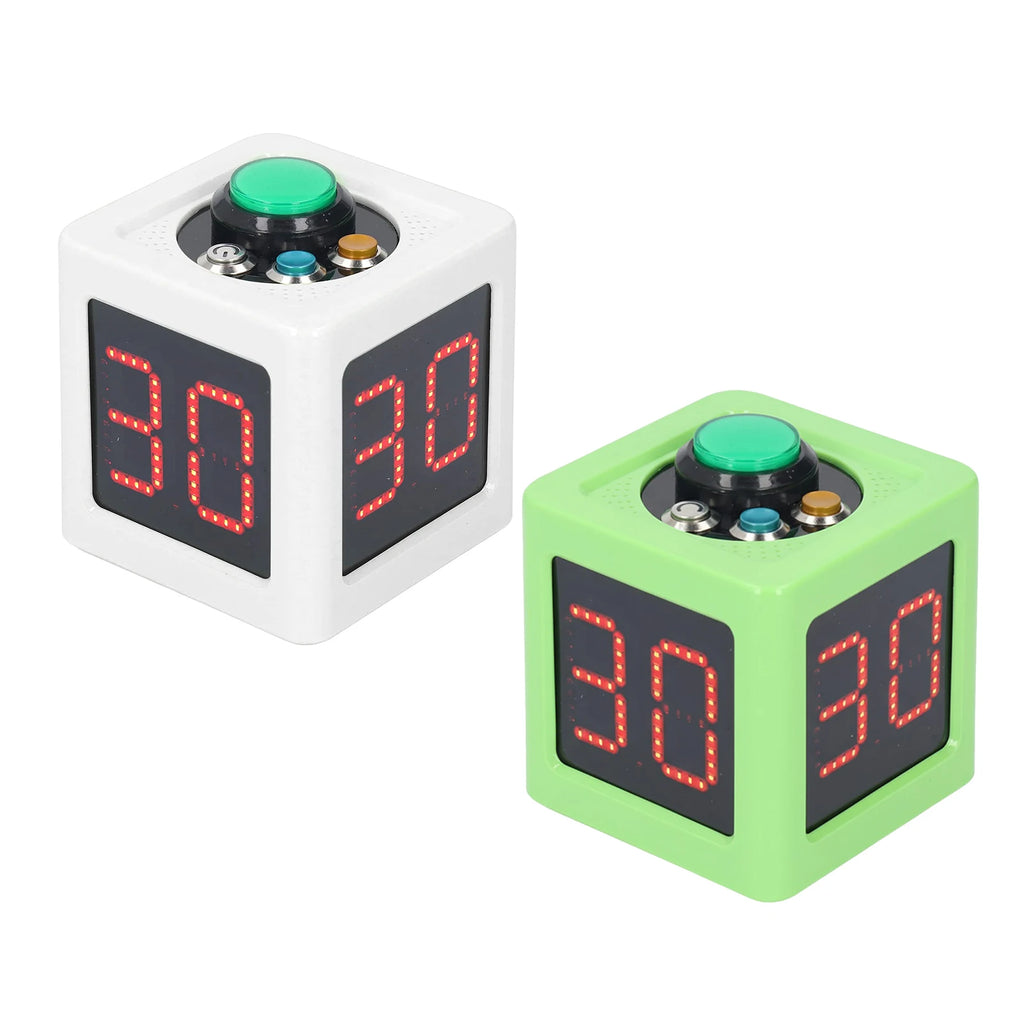 Poker Clock with 1.4in Display Seconds Countdown Timer 5-Level Brightness No Battery for Poker Games & Competitions Qme