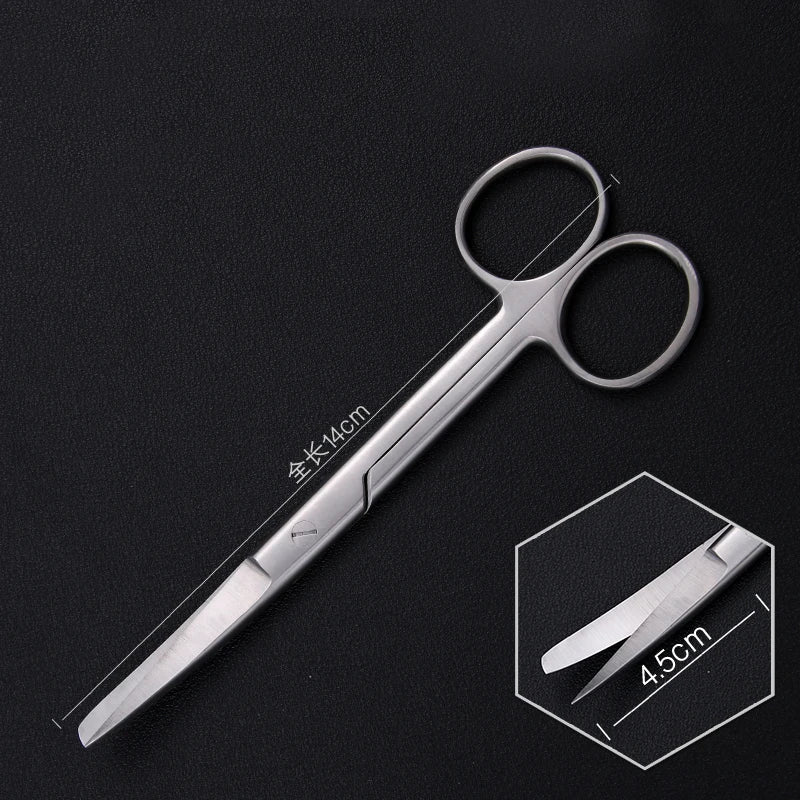 Remove Suture Scissors Medical Trimming Crescent Notch Straight Head Qme a