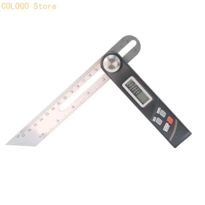 360 Degree Digital Display Square Woodworking Measuring Ruler Qme