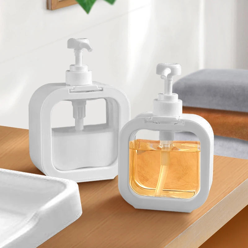300/500Ml Kitchen Liquid Soap Dispenser Empty Pump Shampoo Bottle Dish Soap Container Bathroom Shower Gel Laundry Liquid Storage Qme