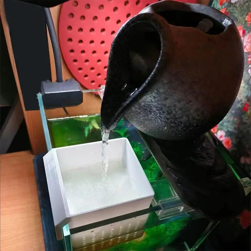 Freshwater Saltwater Fish Tank Water Exchanger Anti Vortex Prevent Qme