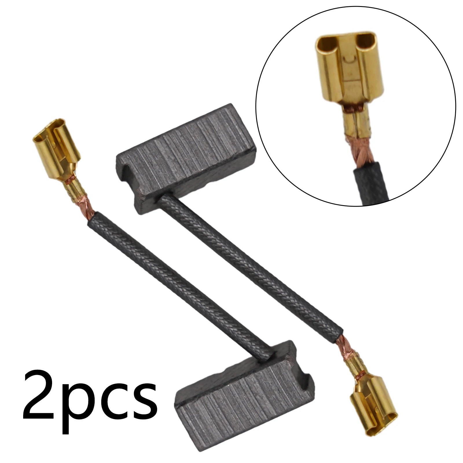2pcs/set Carbon Brushes For Cordless Hammer Drill 7 X 8 X 18 Mm For 36 V-LI, For 36 VF-LI, 11536 VSR Power Tool Parts Qme