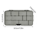 10 Grid Transparent Cover Rectangle Vertical Eyelash Extension Tool Qme ONESIZE