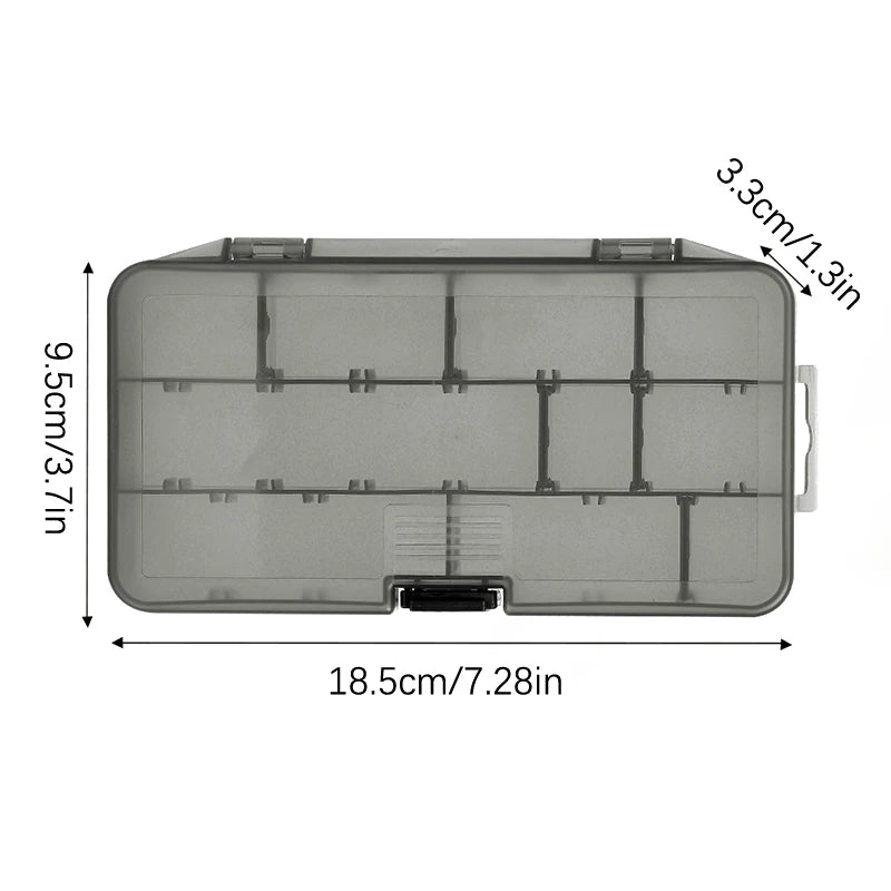 10 Grid Transparent Cover Rectangle Vertical Eyelash Extension Tool Qme ONESIZE