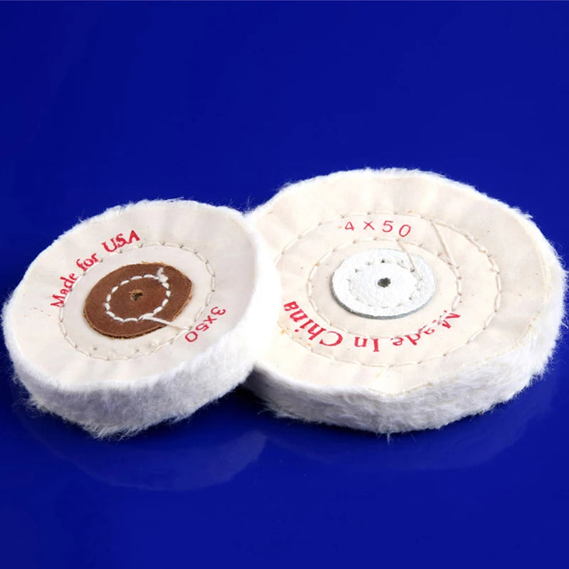 Buffing Polishing Wheel Cotton Lint Cloth Buffing Wheel Gold Silver Jewelry Mirror Polishing Wheel Flannelette Qme