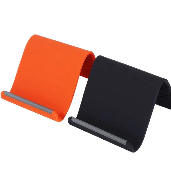 Silicone Foldable Phone Holder for Desk Flexible Phone Holder Mount Bendable Freely Into Any Shape for All Mobile Devices Qme