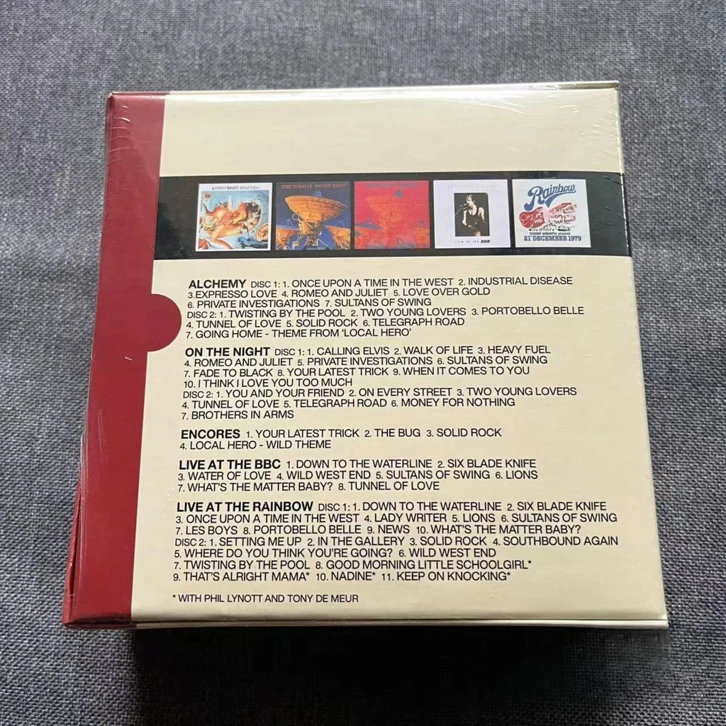 Rock Golden Era Live Albums 8CD Set, Featuring 1978-1992 Classic Concerts & Rare Materials, Evoking Nostalgic Rock Memories Qme