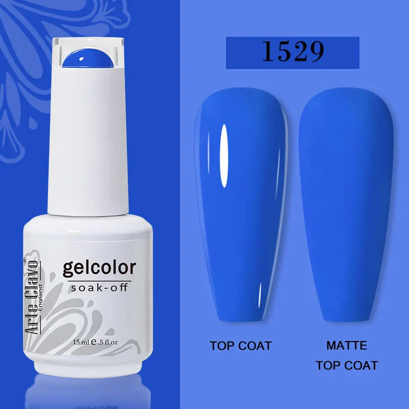 Arte Clavo15ml Gel Nail Polish Burgundy Red Brown Chocolate Art Soak