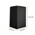 Durable Black 210D Oxford Cloth Speaker Covers Water Dust Resistant Qme 30x28x46cm