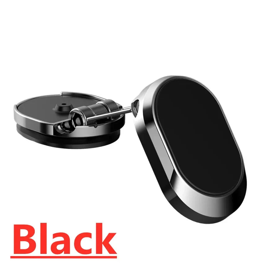 Magnetic Car Phone Holder Mount Magnet Smartphone Mobile Stand Cell GPS Support In Car For iPhone 15 14 13 12 11 Xiaomi Samsung Qme black