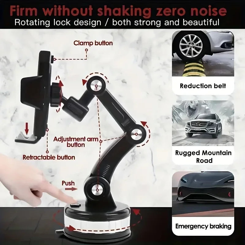 Universal Car GPS Navigation Mobile Phone Holder Mobile Phone Mount - Perfect Birthday Gift, Christmas, Easter, Presidents Day Qme