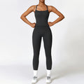 A 2PCS Yoga Suit Sports Set Gym Set Women Tracksuit Running Workout Clothes Long Sleeve Sports Bra Athletic Wear Yoga Clothing Qme 2pcs Black1 L