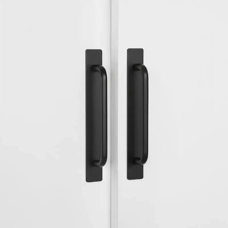 Drawer Handle Aluminum Self Adhesive Handles Easy Installation Doors Windows No Drilling Window Door Handle Modern Minimalist Qme