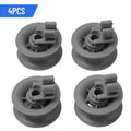 4Pcs Basket Roll For Dishwasher Top Basket UNIVERSAL For Bosch For Siemens 611666 Home Dishwasher Wheel Roller Accessories Qme Default Title