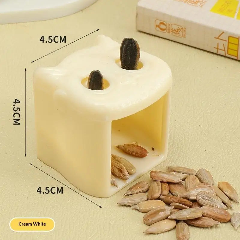Kitchen Manual Sunflower Seed Peeler Lazy Artifact Opener Nutcracker Qme White