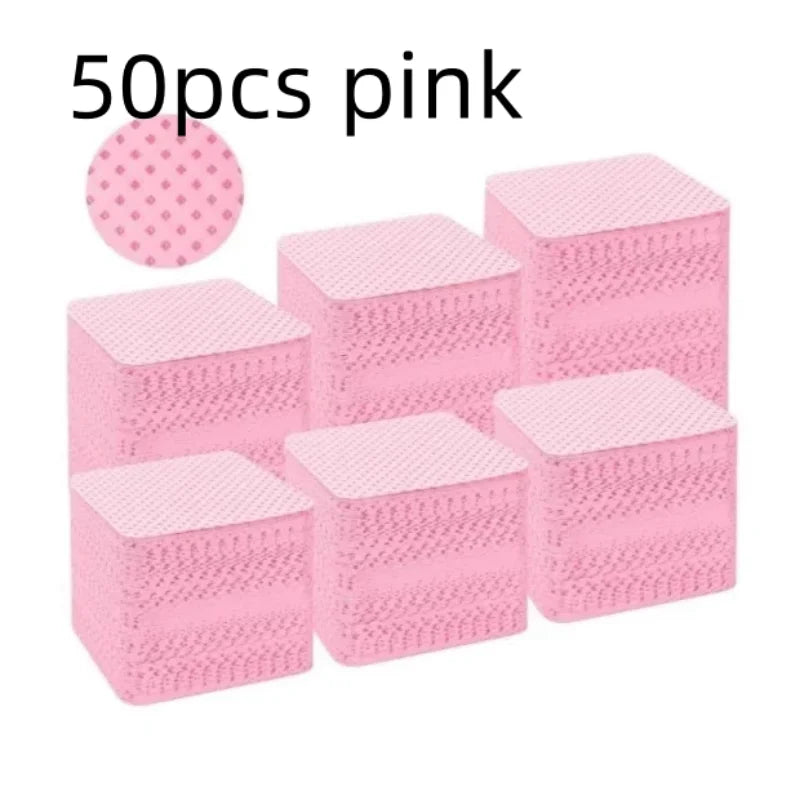 Wipes Napkins Remover Gel Plum Blossom Shape Nail Wipes Nail Manicure Pedicure Pads Art Cleaning Tools Tips Nail Polish Remover Qme 50pcs pink
