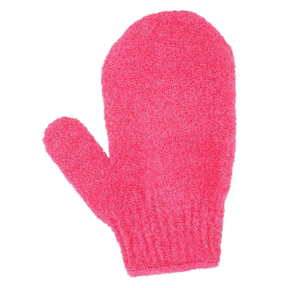 Exfoliating Bath Gloves Deep Scrubbing Dead Skin Shower Beauty Spa Qme C