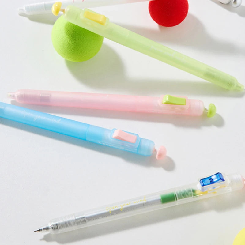 Relax Switch Pen Exam Prep Fidget Clicker Gel Smooth Writing Anti Qme
