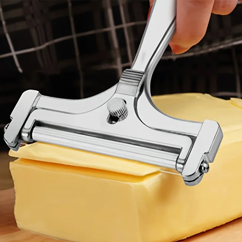 1pc Cheese Slicer with Adjustable Thickness Qme