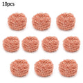 10PCS Copper Metal Wire Sponge Ball Iron Tip Nozzle Cleaner Slag Remover Cleaning Ball Desoldering Soldering Iron Mesh Filter Qme Default Title