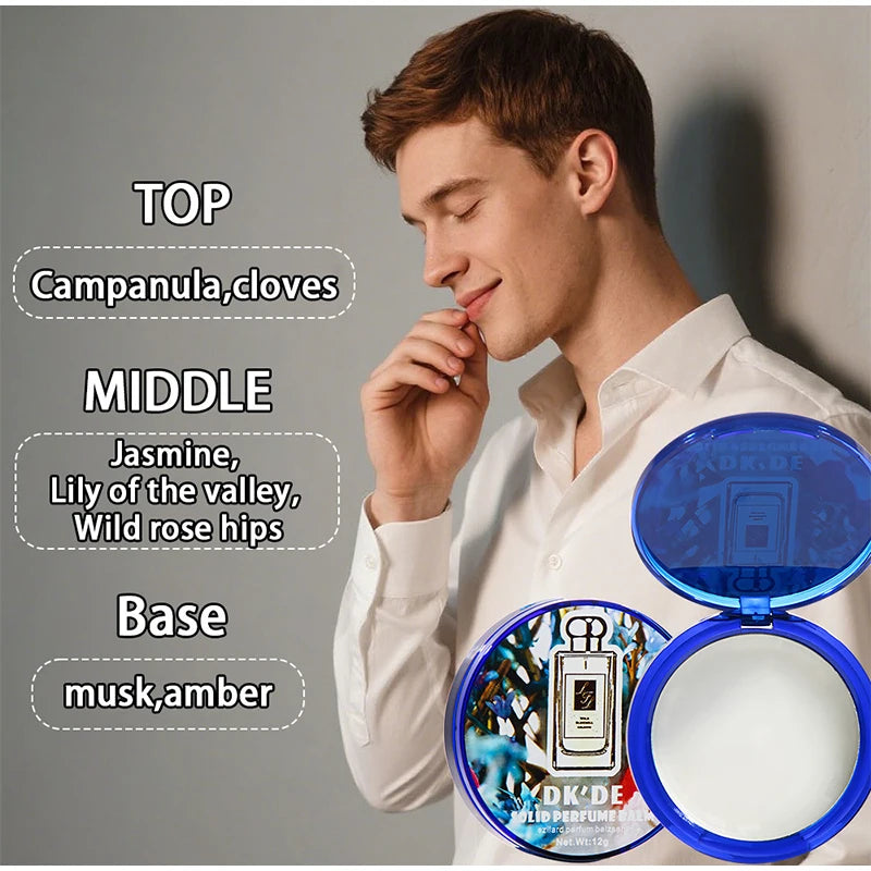Women's Solid Perfume Cream Light Lasting Charm Fragrance Convenient Qme