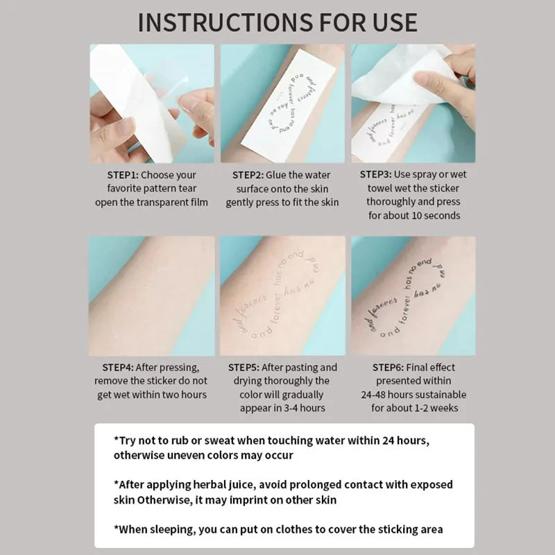 Butterfly Wings Tattoo Sticker Waterproof Temporary Tattoo Angel Elegant Design for Women Arm Chest Qme