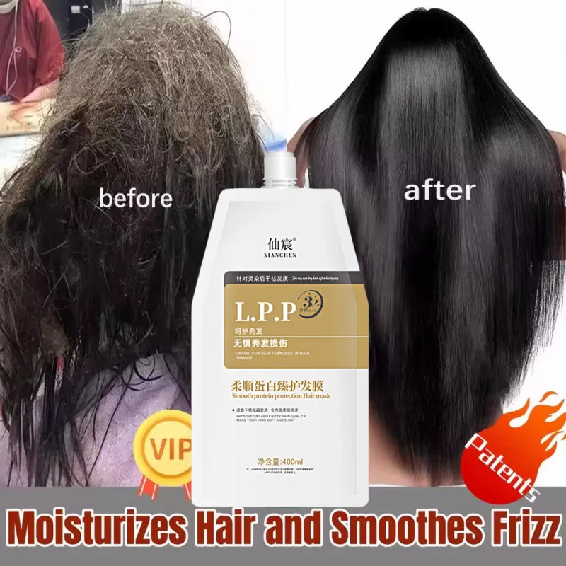 Keratin Revitalizing Cream Conditioner A smooth and supple hair to improve dryness targeting perm dyeing damaged hair care Qme