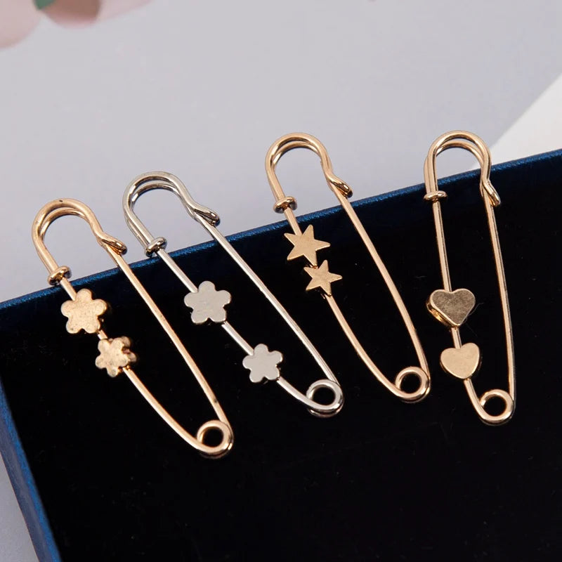 Simple Waist Tighting Pin Women Brooch Buckles Suit Vintage Trendy Qme