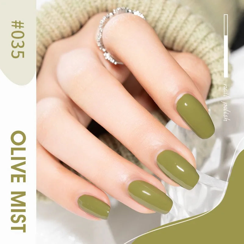 40 Colors New Nail Polish for Summer Water-based Quick Drying Tearable Nail Art Semipermanent Monochrome No Baking Lamp Varnish Qme
