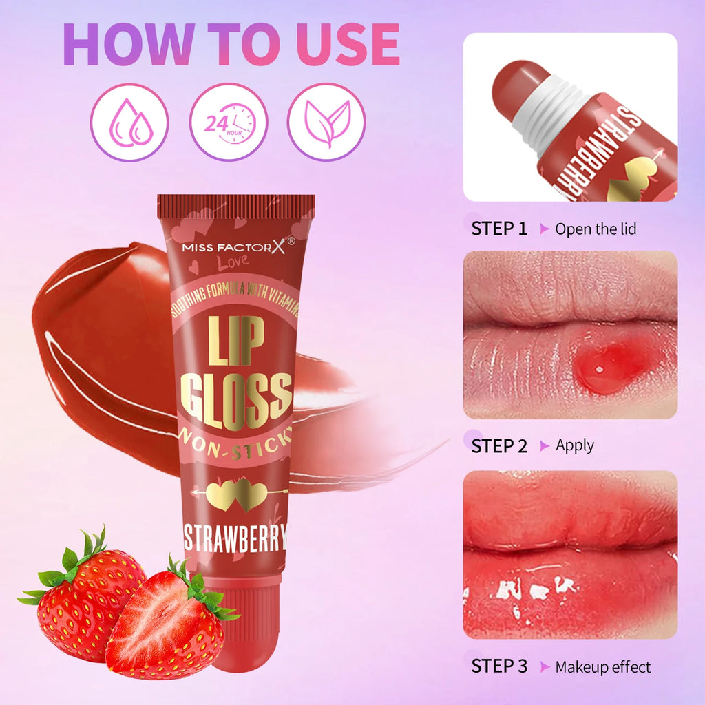 6-piece Moisturizing Lip Oil Set - Long Lasting Gloss Effect, Portable Travel Kit, Thanksgiving and Christmas Gift Qme